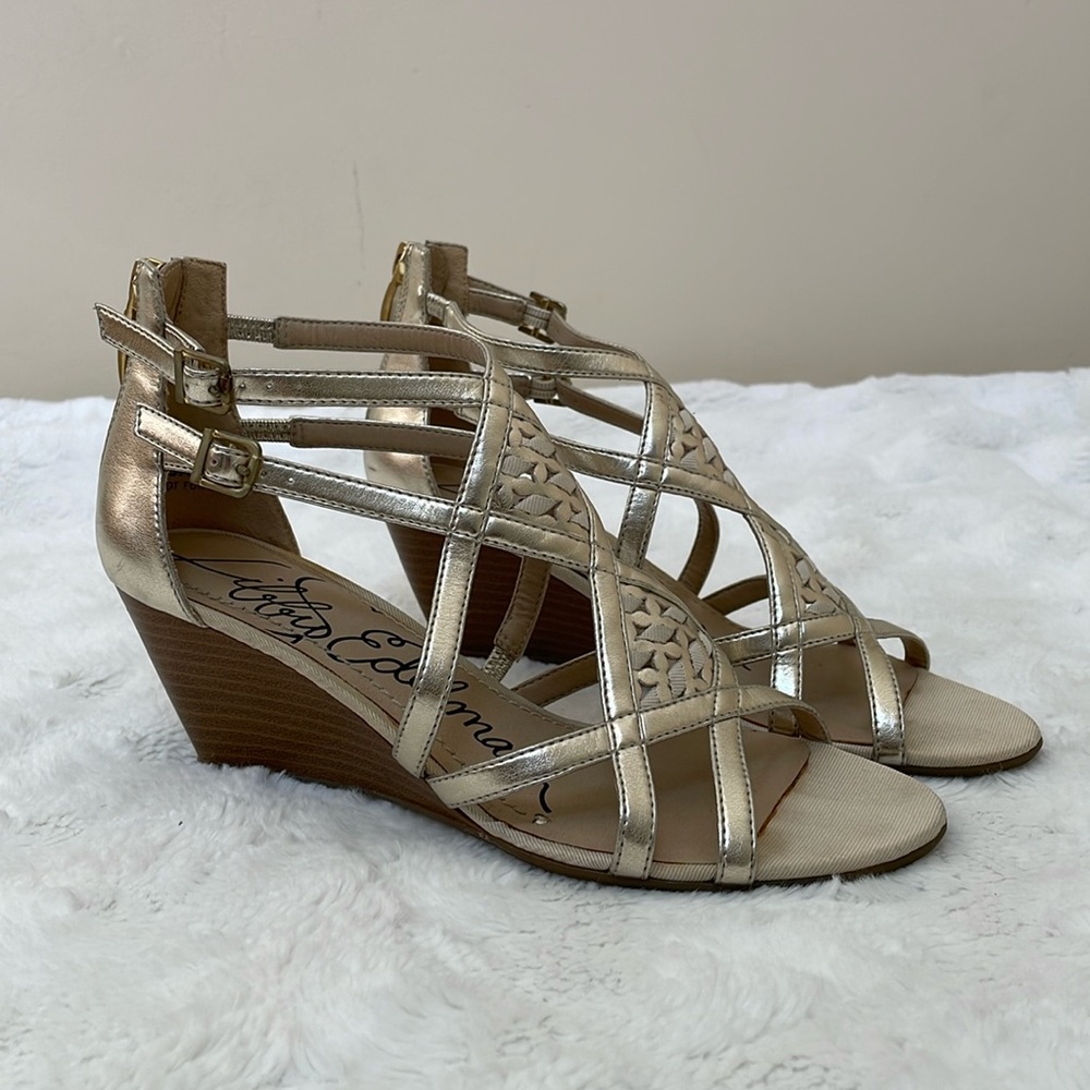 LIBBY EDELMAN WEDGE SANDALS
